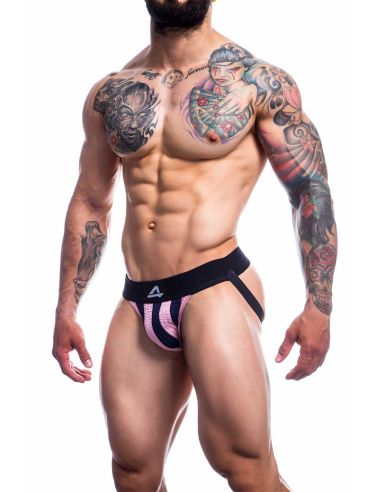 Suspensorio Pink Stripes - JOCKSTR4P - C4M