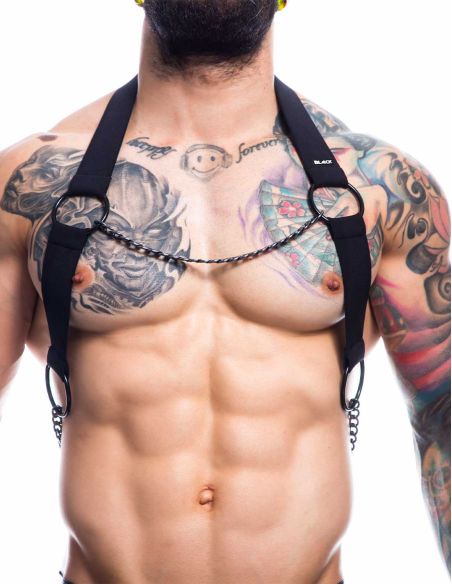 Arnés Hombre Black Chain  - H4RNESS - C4M