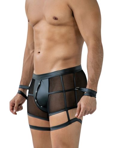 Porte-jarretelles Black Prison (Noir)