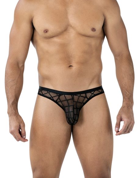 Thong Black Web Sheer (Negro)