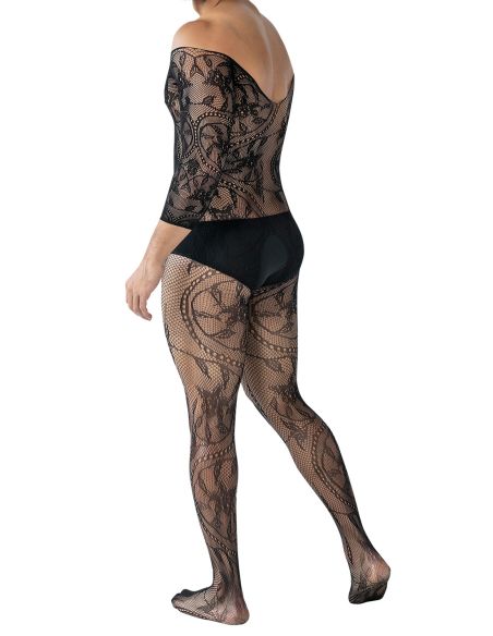 Body RÃ©sille Black Lacey Sans Entrejambe (Noir)