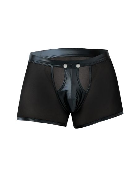 R4VAGE by C4M Black Sheer Boxer (Black / Red)