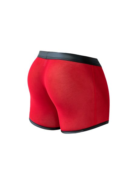 R4VAGE by C4M Boxer Transparence Noir (Noir / Rouge)
