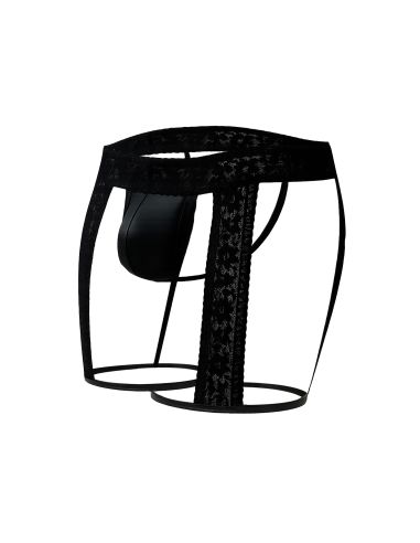 R4VAGE by C4M Porte-jarretelles Black Lacey (Noir)