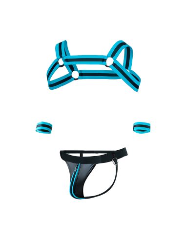 R4VAGE by C4M Total Look Turquoise Fantasy (Noir / Turquoise)