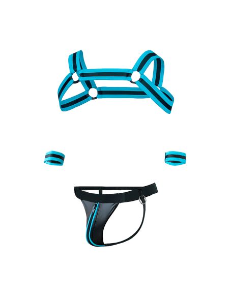 R4VAGE by C4M Total Look Turquoise Fantasy (Noir / Turquoise)