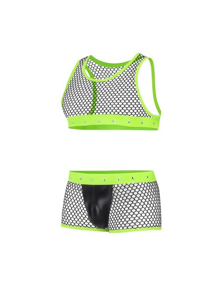 R4VAGE by C4M Total Look Black Neon Rave (Noir / Néon)