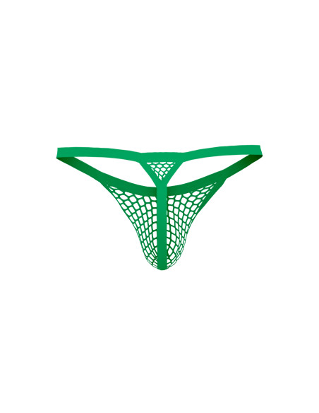 R4VAGE by C4M Tanga Green Thong Panel (Verde)