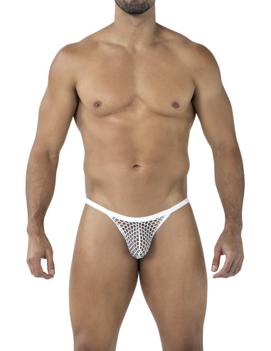 R4VAGE by C4M Tanga White Thong Panel (Blanco)
