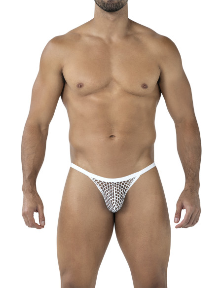 R4VAGE by C4M Tanga White Thong Panel (Blanco)