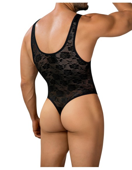 Body Homme Dentelle Noir String | CUT4MEN R4VAGE