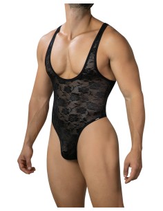 Body Homme Dentelle Noir String | CUT4MEN R4VAGE
