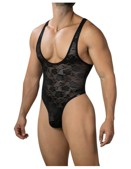 Body Homme Dentelle Noir String | CUT4MEN R4VAGE